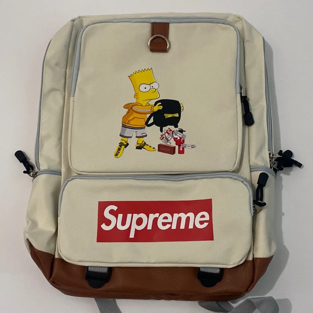 Supreme Bart Simpson Travel Backpack - Picture 2 of 5